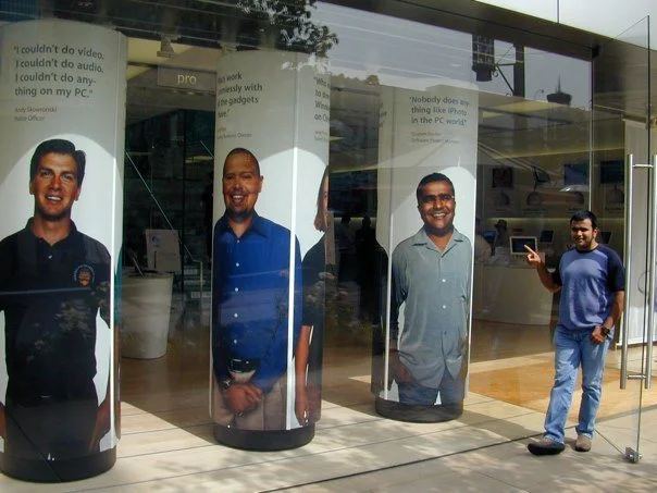 Do you want to do an ad for Apple ?